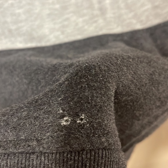 Boys Wonder Nation Grey and Black Zip-up Hoodie - Picture 7 of 11